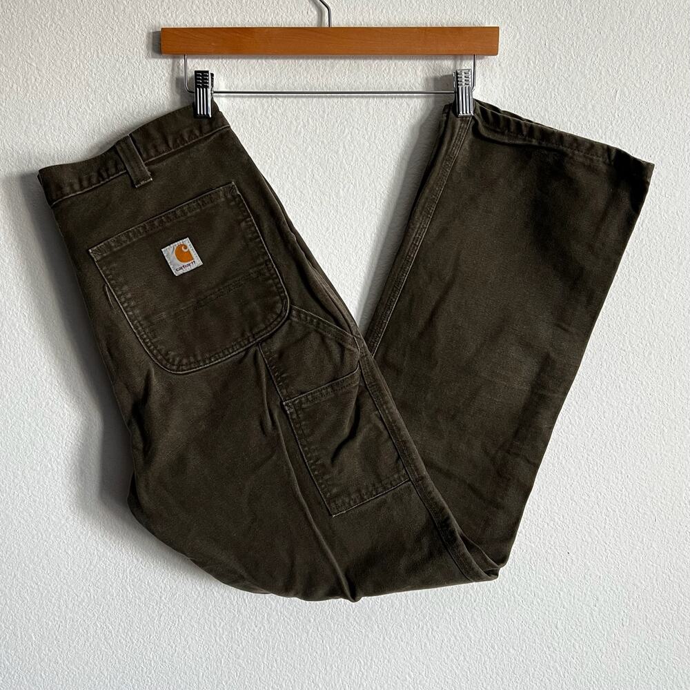 Carhartt brown work wear carpenter pants